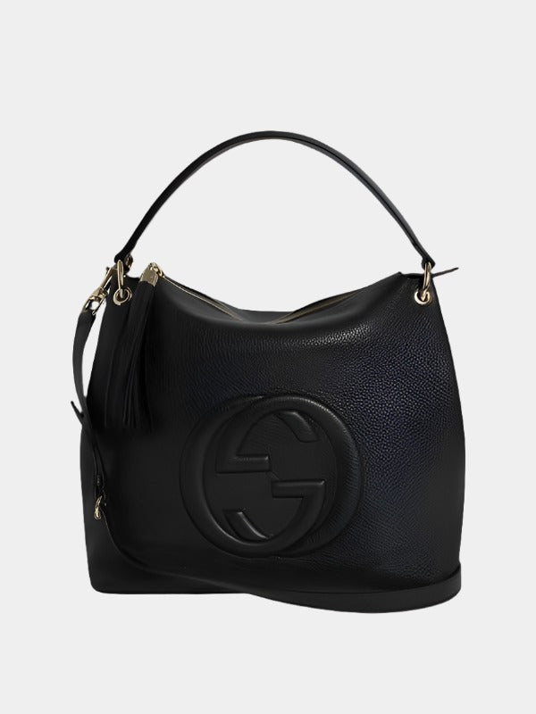 Gucci GG Disco Soho Leather Convertible Hobo