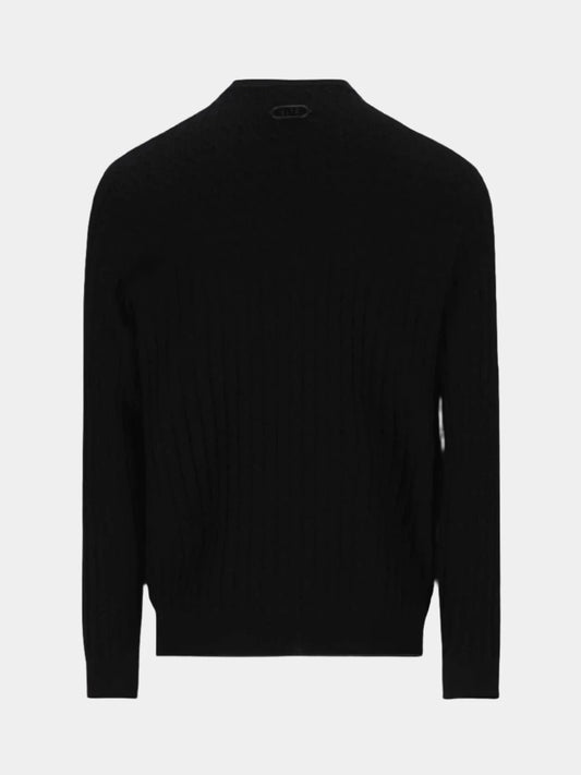 Black Fendi Wool Sweater