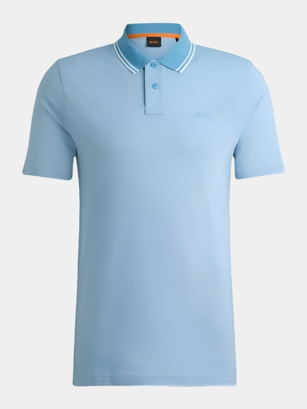 Hugo Boss Relaxed-Fit Oxford-Pique Cotton Polo Shirt