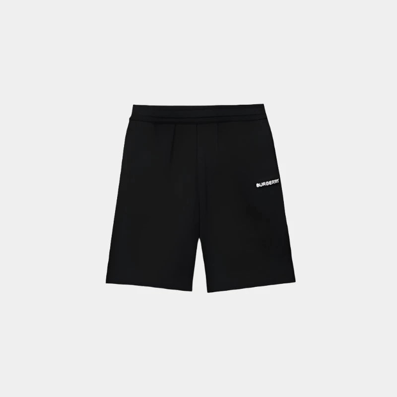 Burberry cotton charged black shorts