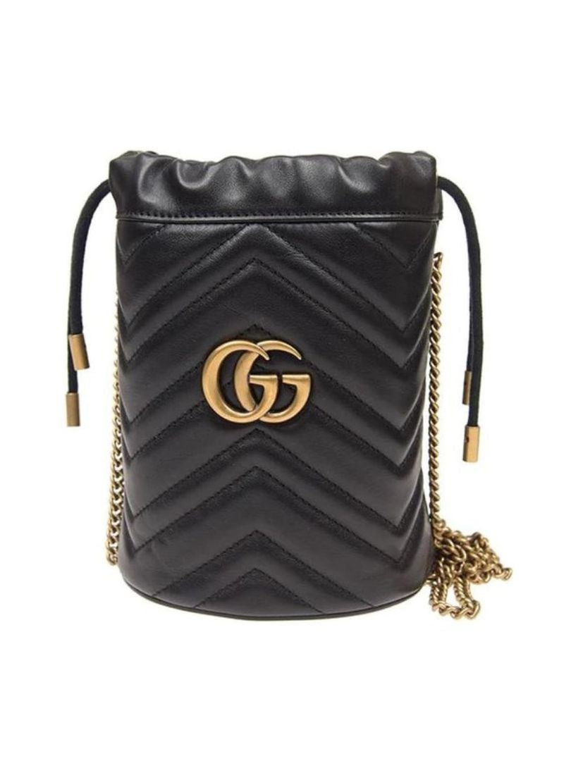 Gucci GG Marymount leather bucket bag