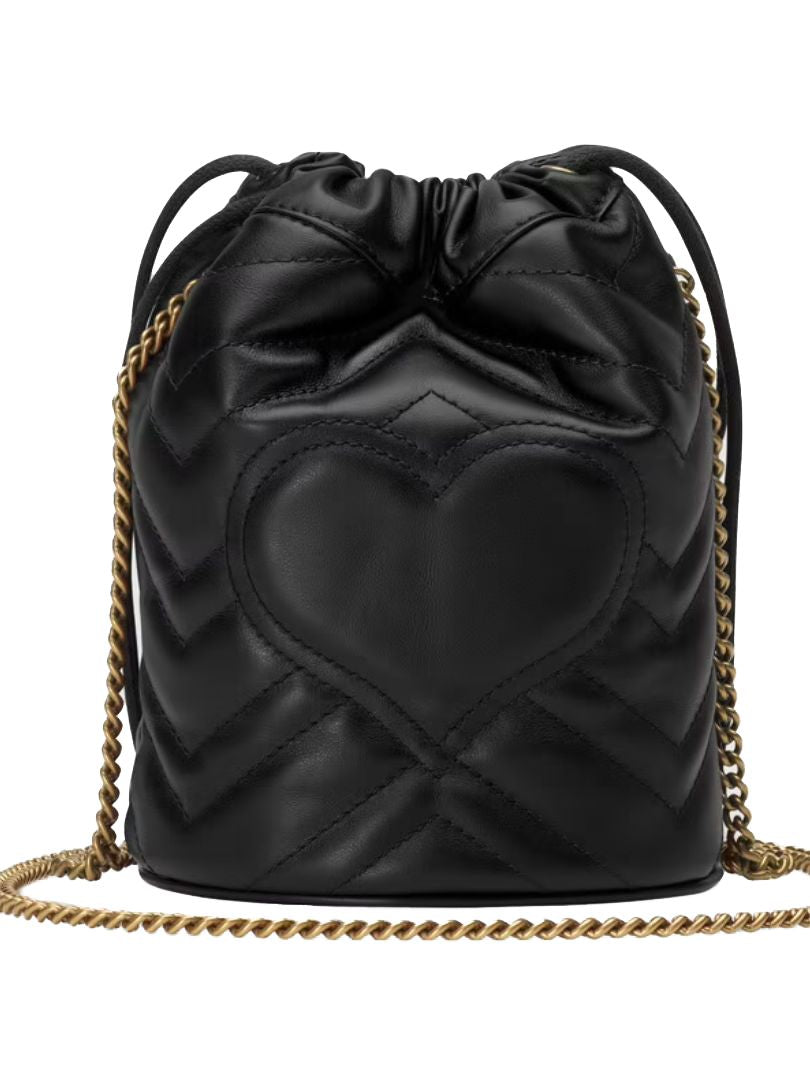 Gucci GG Marymount leather bucket bag