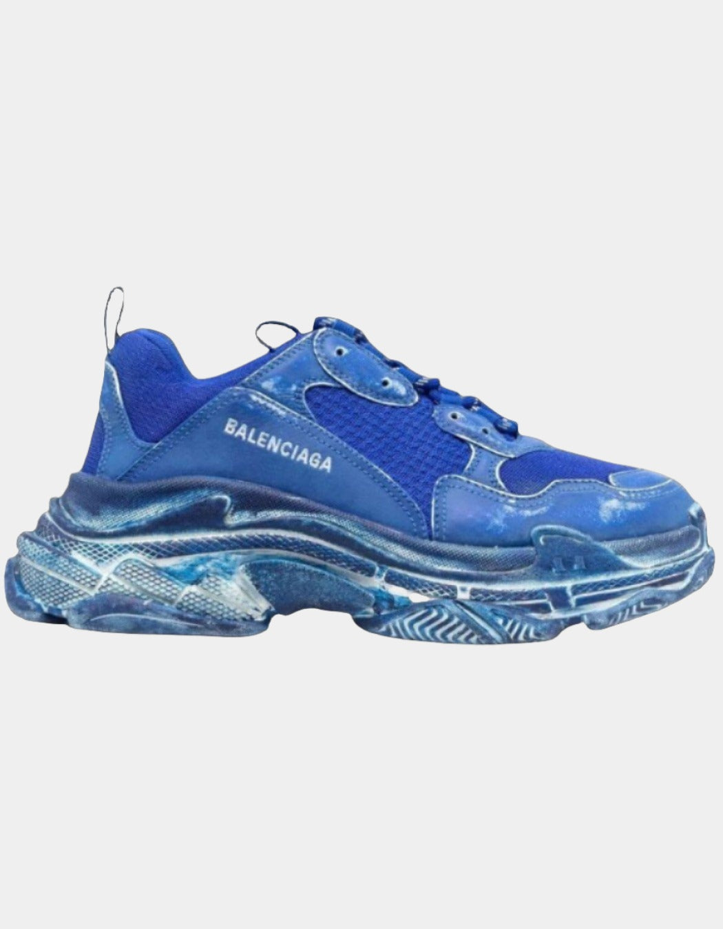 Balenciaga tripple S faded blue sneakers