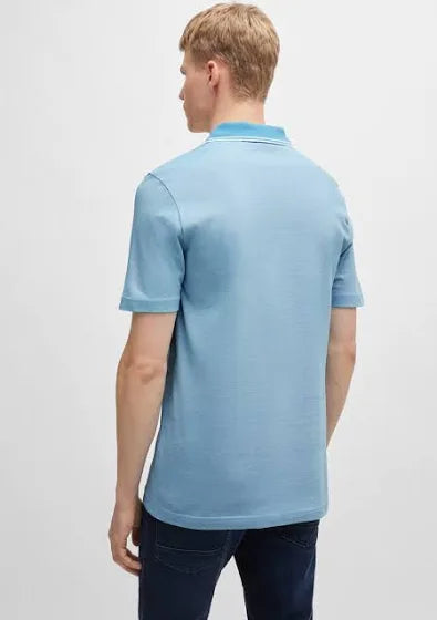 Hugo Boss Relaxed-Fit Oxford-Pique Cotton Polo Shirt