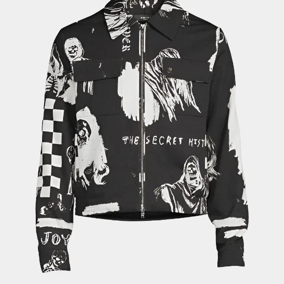 AMIRI Black Wes Lang Edition Sketch Jacket